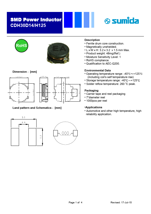 CDH30D14H125NP-100MC