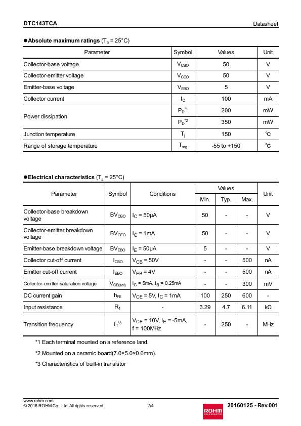 DTC143TCA