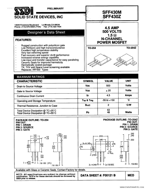 SFF430M