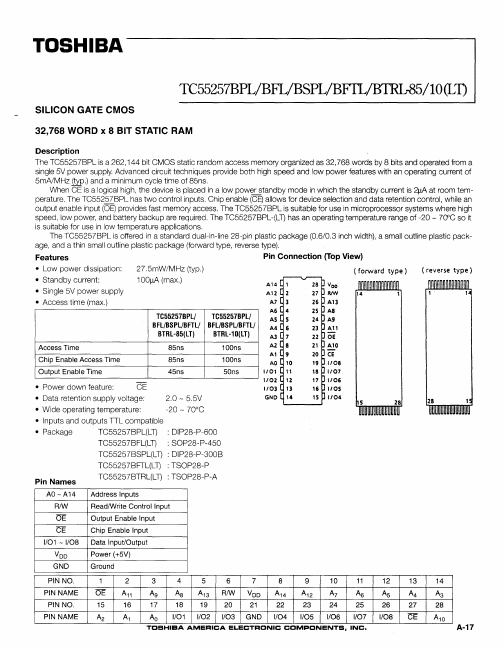 TC55257BFTL-10LT