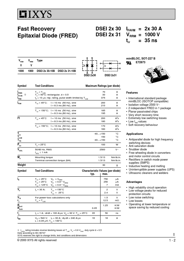 DSEI2x30-10B