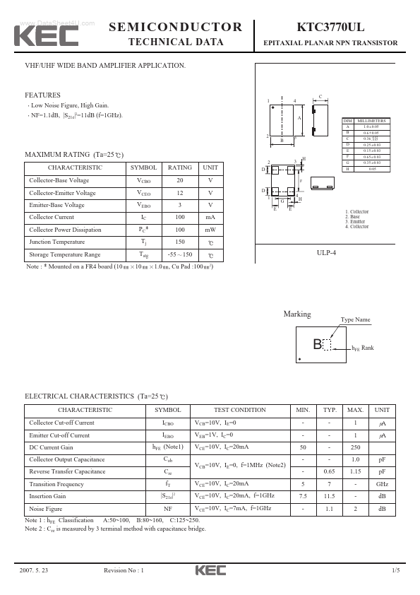 KTC3770UL