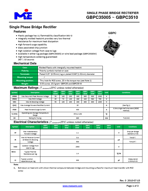 GBPC3501