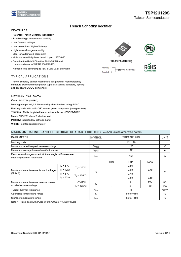 TSP12U120S