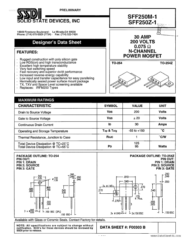 SFF250M-1