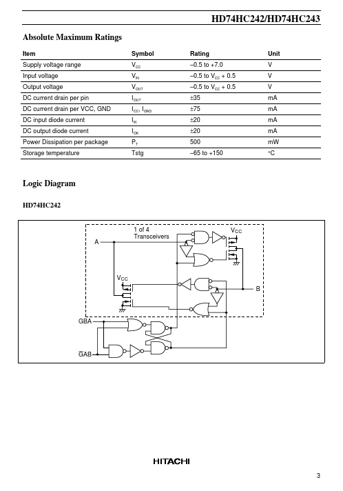 HD74HC243