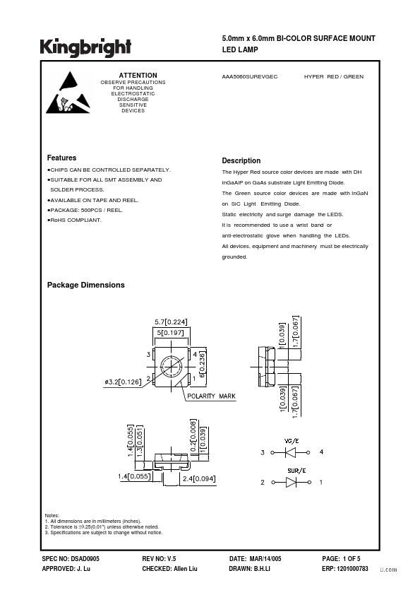 AAA5060SUREVGEC