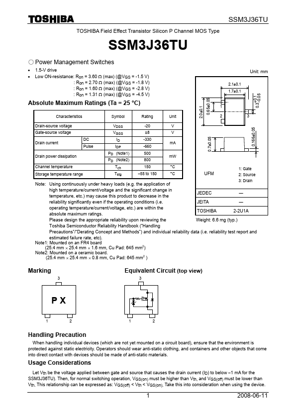 SSM3J36TU