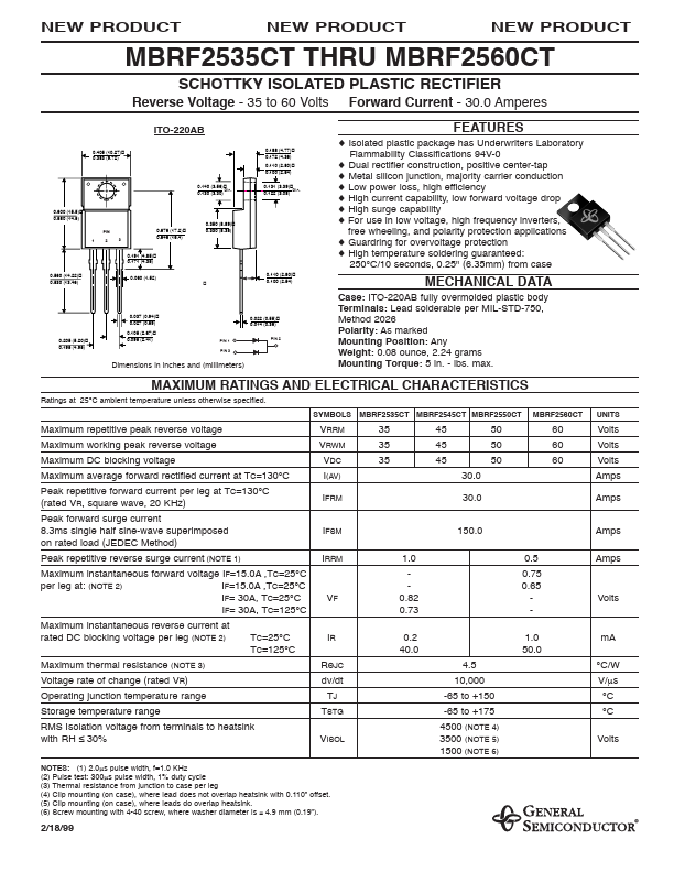 MBRF2545CT