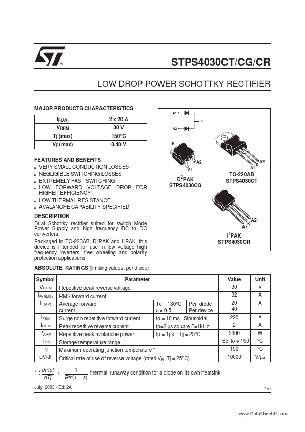 STPS4030CR