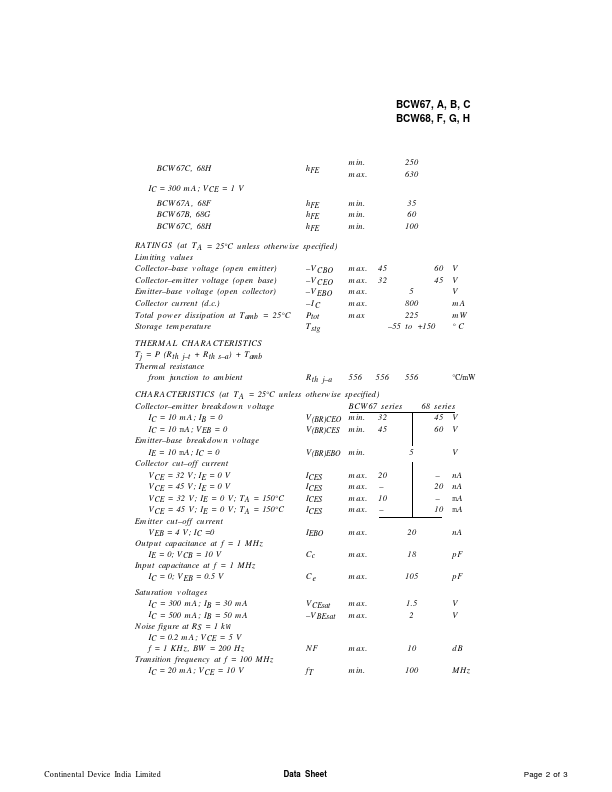 BCW67C