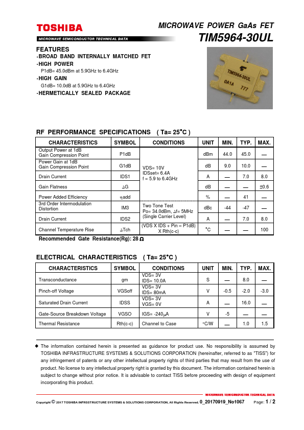 TIM5964-30UL