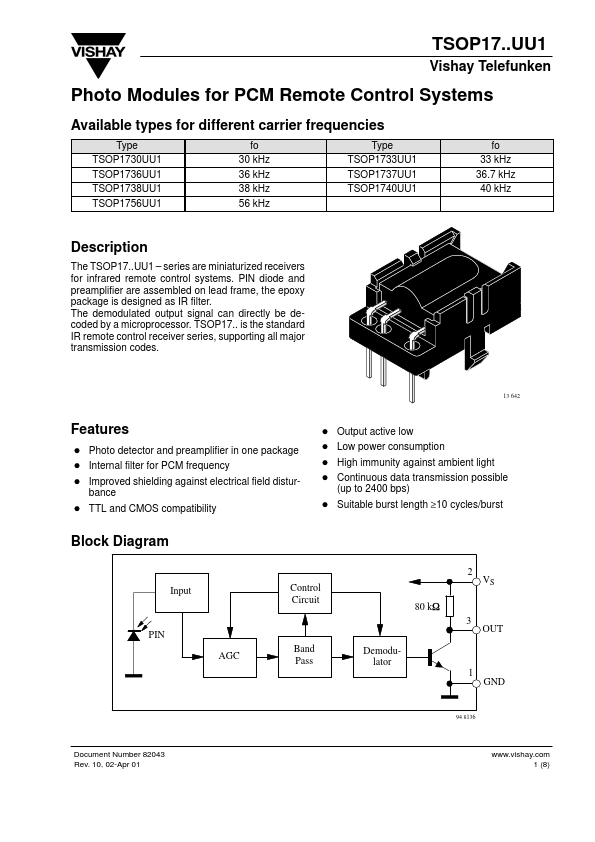 TSOP1740UU1