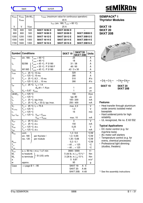 SKKT20B16E