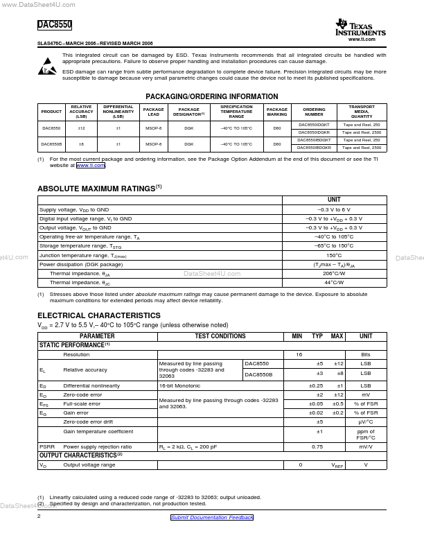 DAC8550