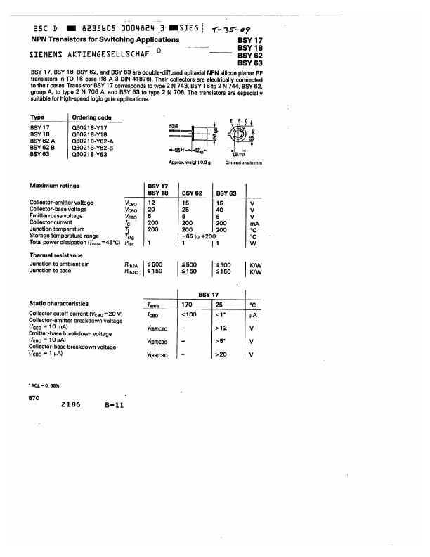 BSY62B