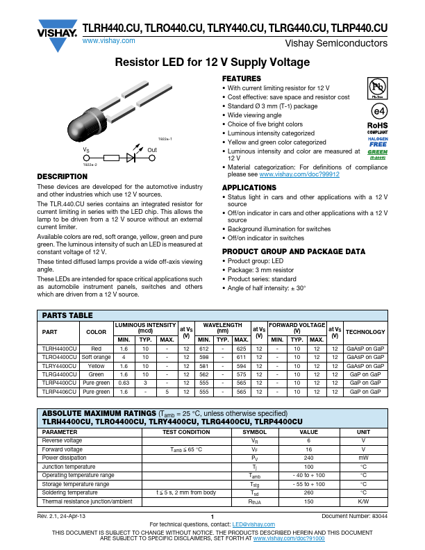 TLRG4400CU