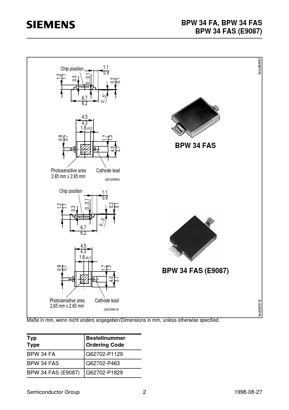 BPW34FAS