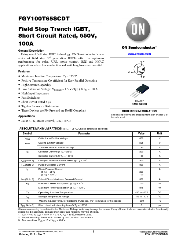 FGY100T65SCDT