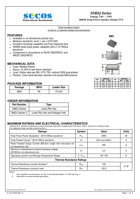 SMDJ160A