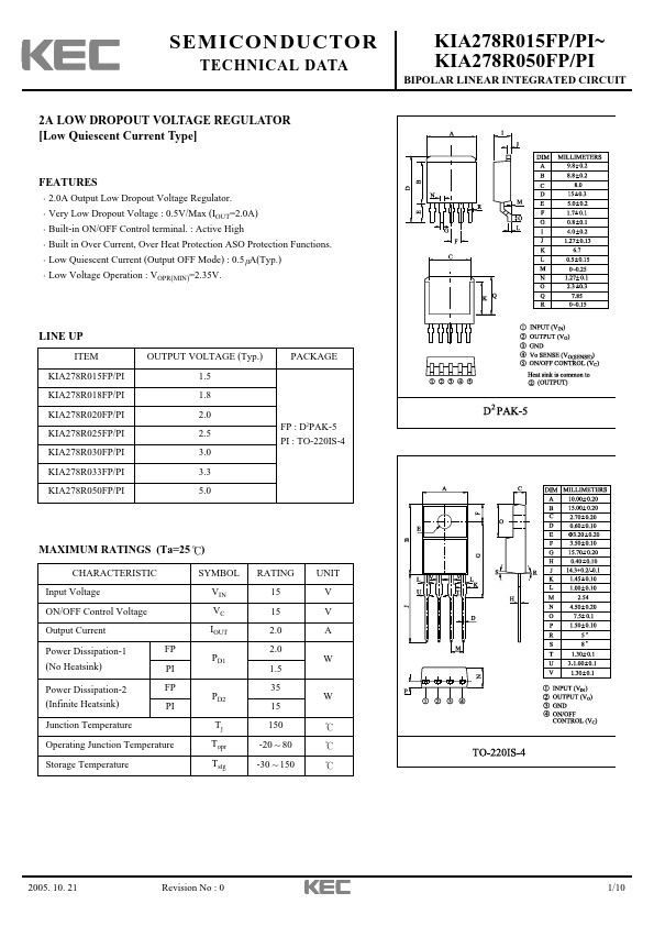 KIA278R030PI