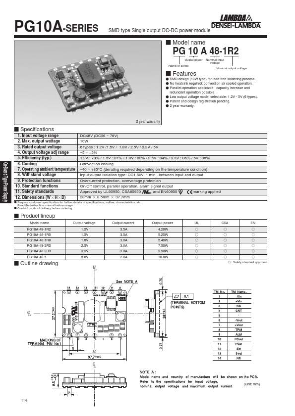 PG10A-48-2R5