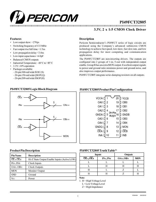 PI49FCT32805