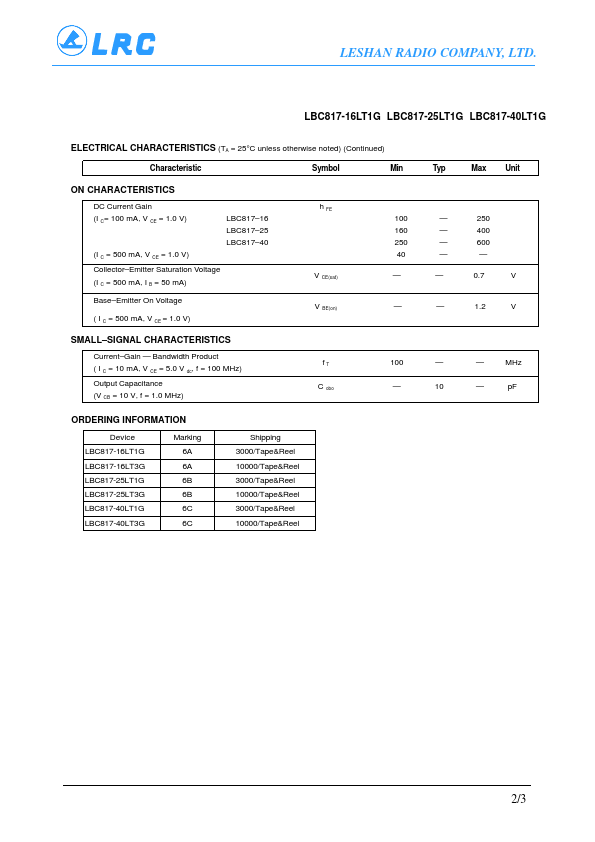 LBC817-16LT3G