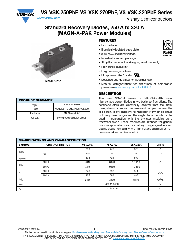 VS-VSKC320-12PBF