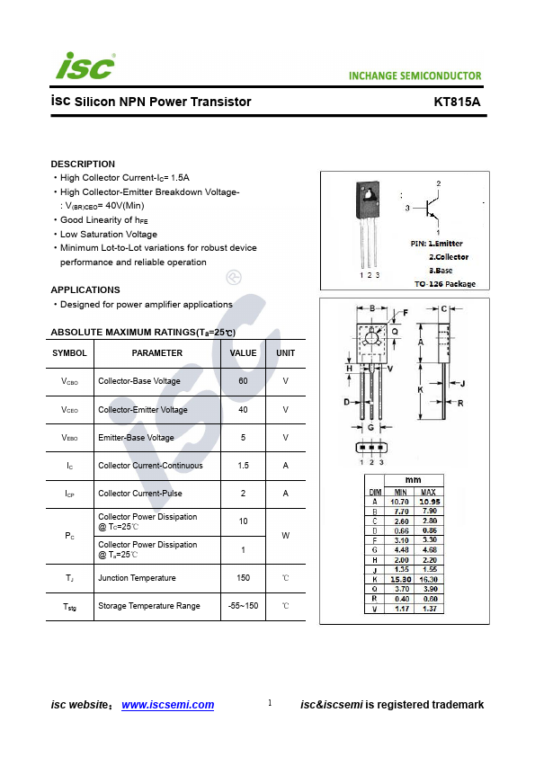 KT815A