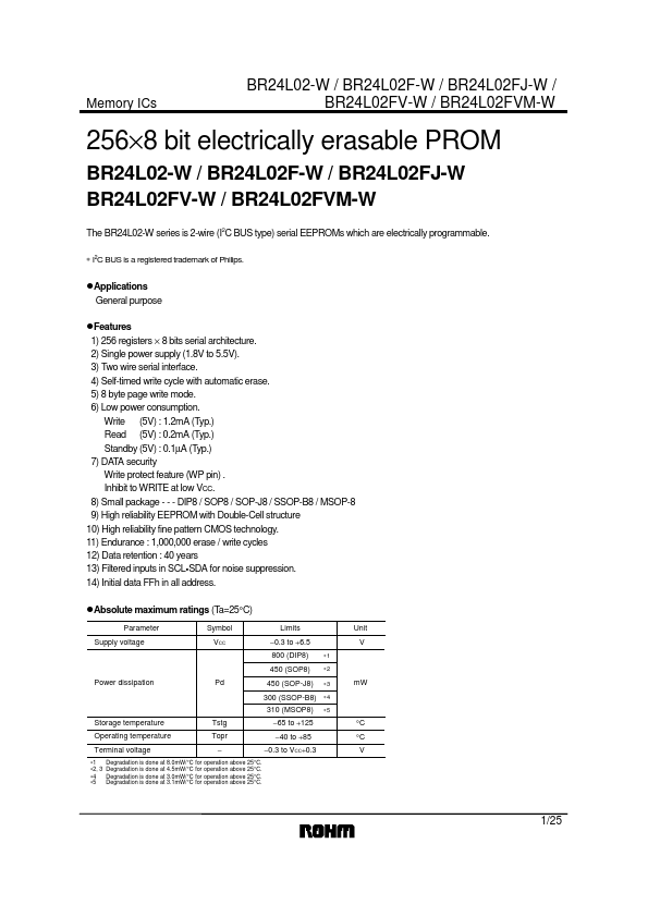 BR24L02FJ-W