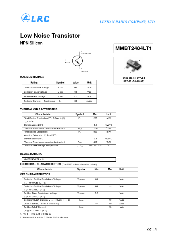 MMBT2484LT1