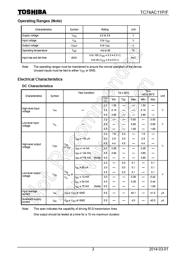 TC74AC11F