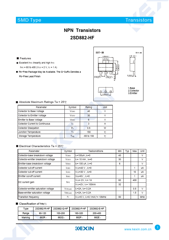 2SD882-HF