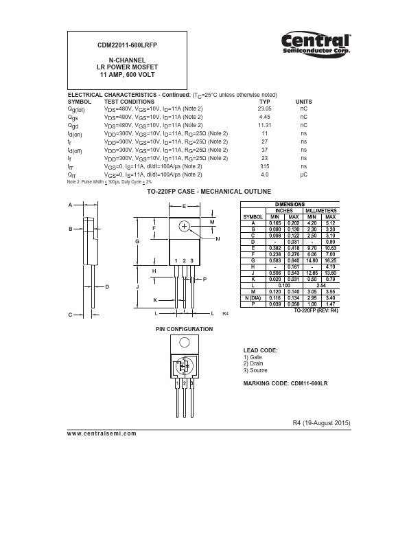 CDM22011-600LRFP