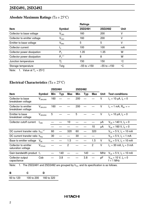 2SD2491