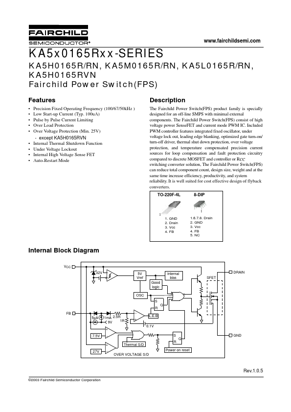 KA5H0165RN