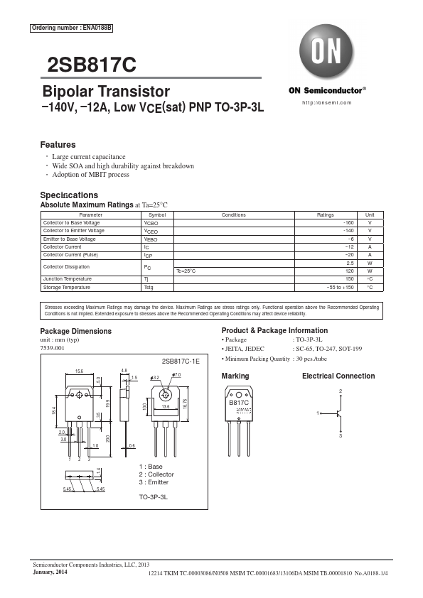 2SB817C