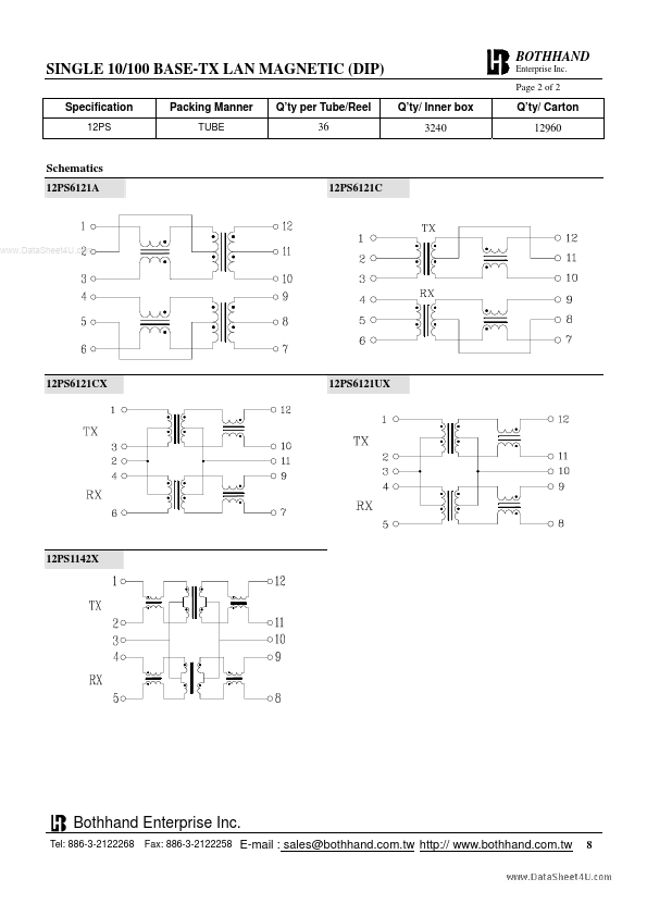 12PS6121UX