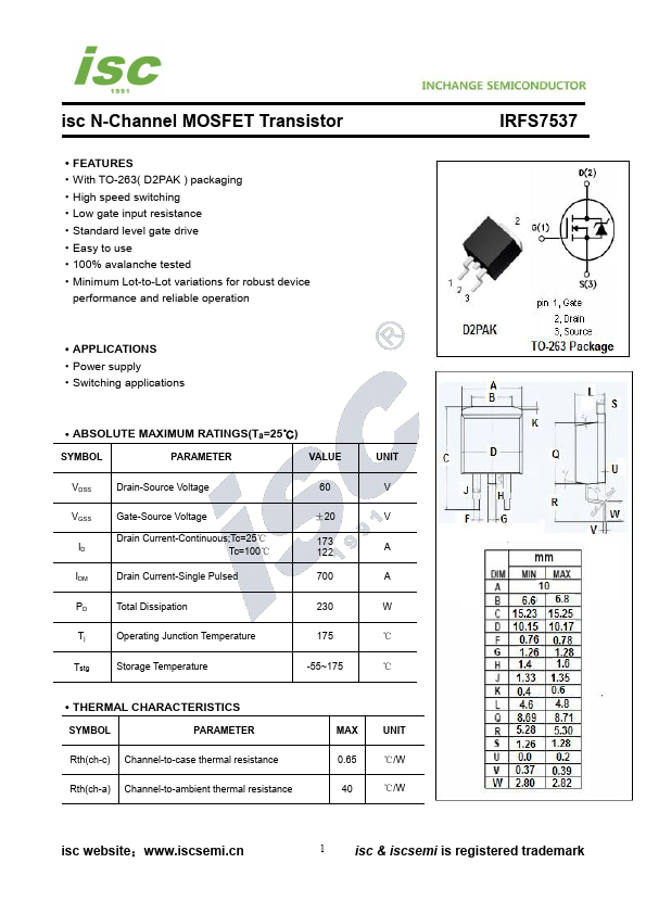 IRFS7537