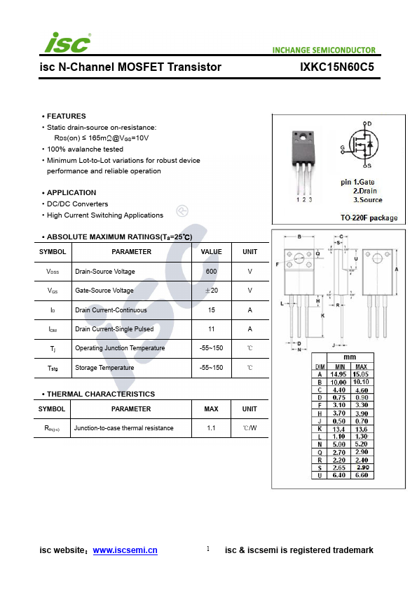 IXKC15N60C5