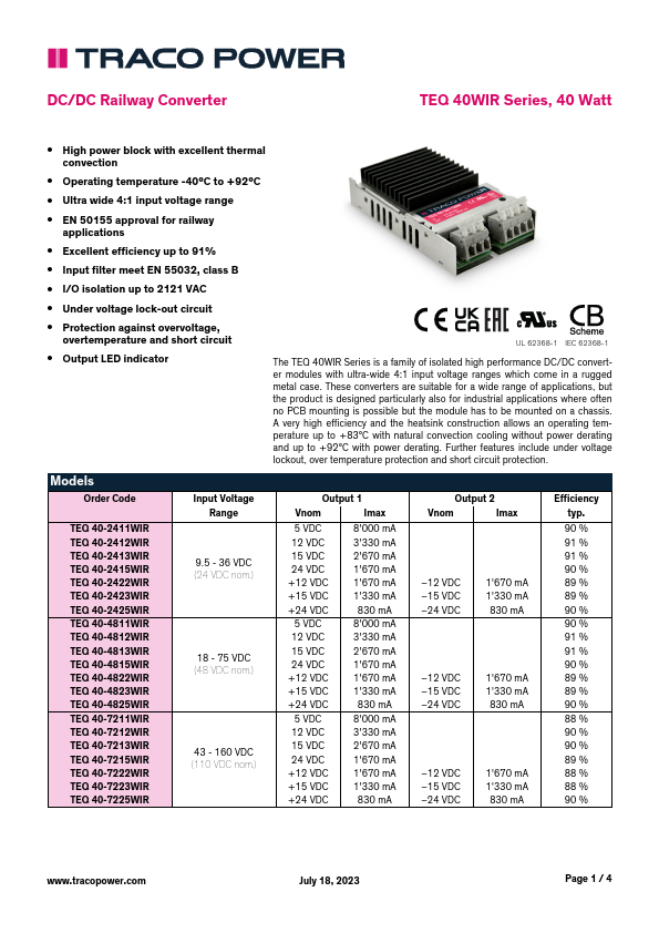 TEQ40-7212WIR