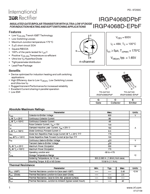 IRGP4068DPBF