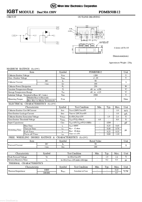 PDMB50B12