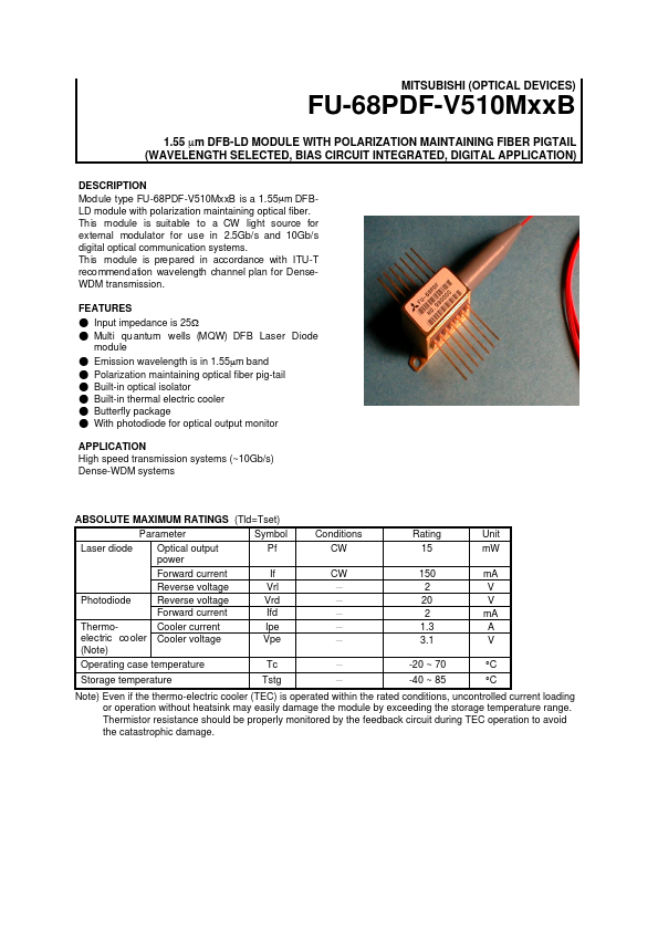 FU-68PDF-510M30B