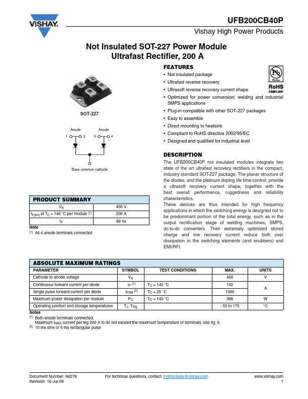 UFB200CB40P