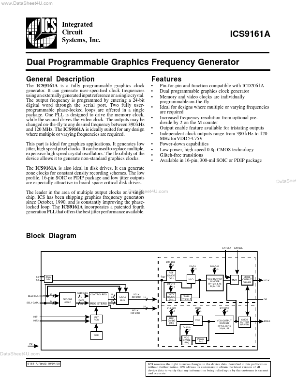 ICS9161A