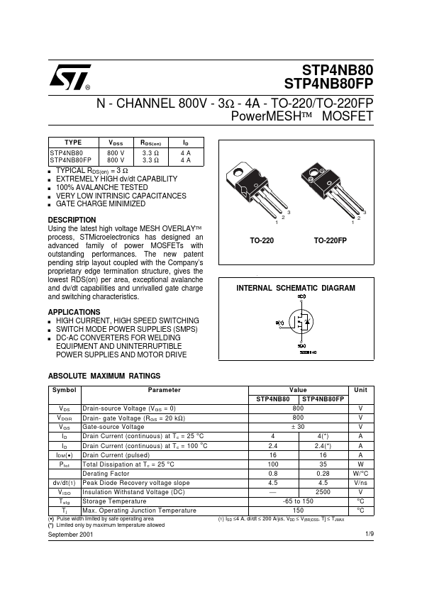 STP4NB80