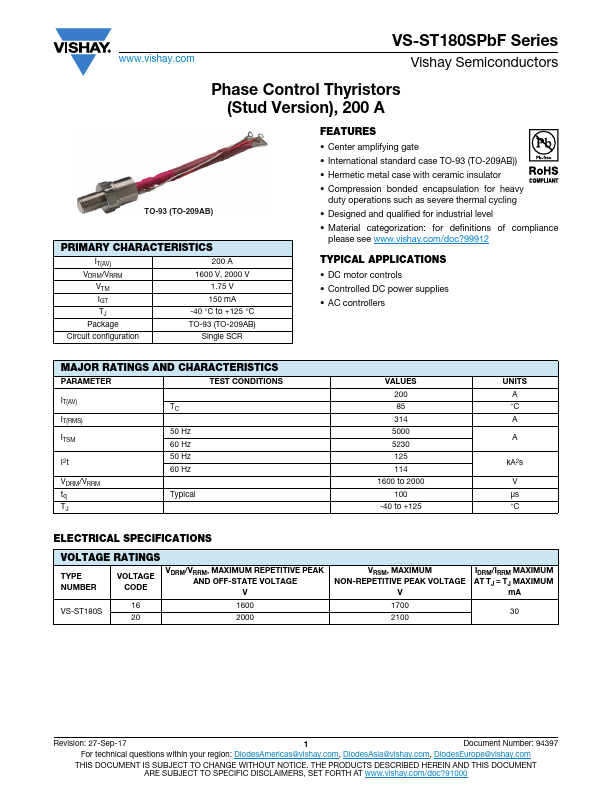 VS-ST180SPBF