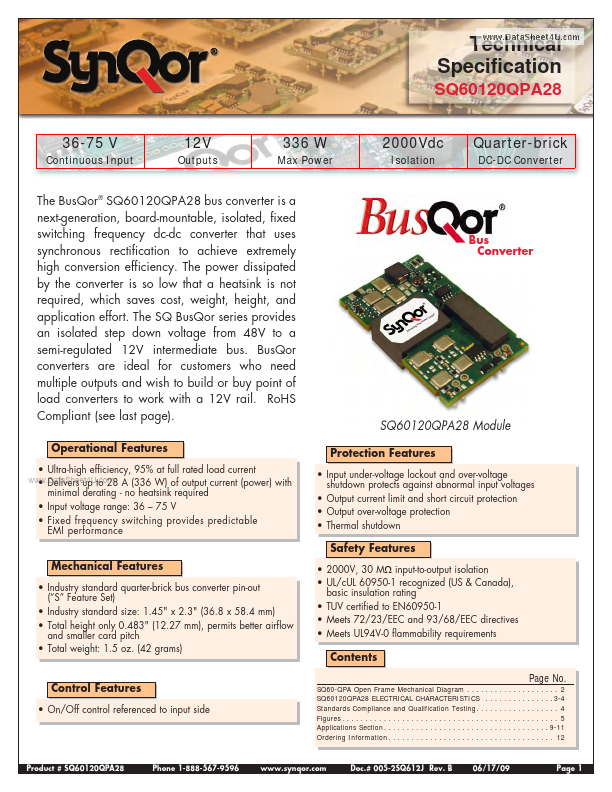 SQ60120QPA28